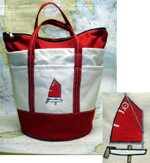 Red Bucket Bag