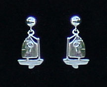 Hanging Boat Earrings